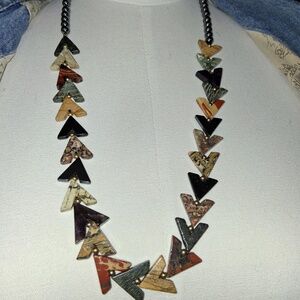 New Handmade Mixed Gemstone Beaded Necklace